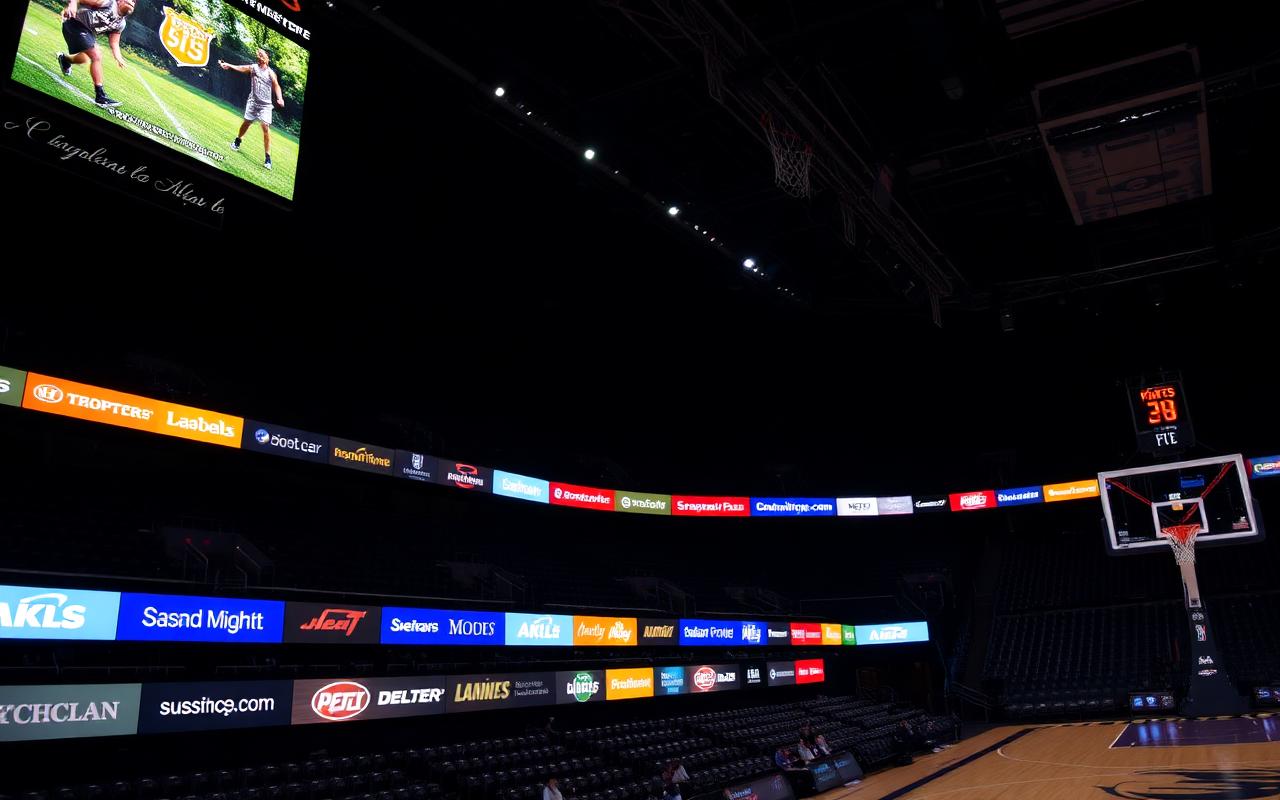 Perimeter LED banners