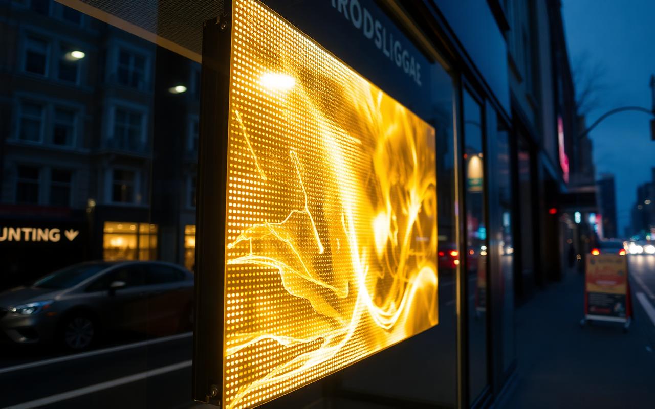 Transparent LED displays